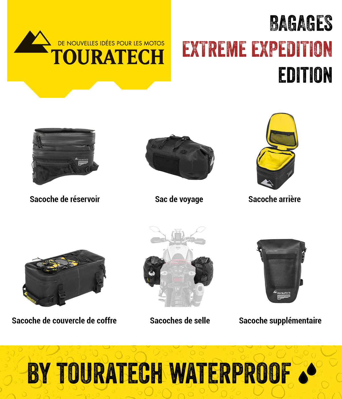 Notre Sélection : Bagages « EXTREME EXPEDITION » Edition By Touratech Waterproof